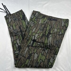 NOS Trebark Turkey Camo Chamois Cargo Pants Med Long Chamois Cloth USA 1988 NWTF